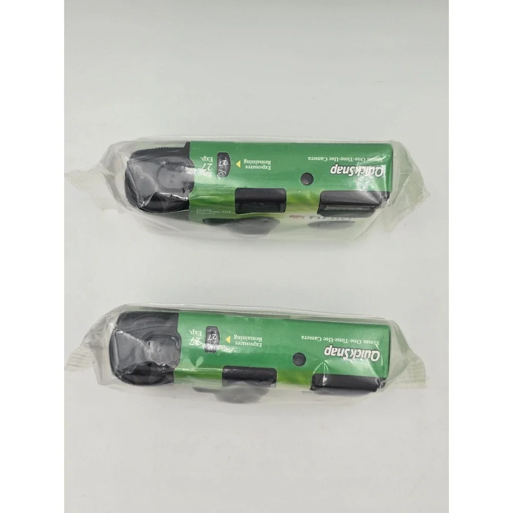 Fujifilm QuickSnap Flash 2pk 27 Exp. Each Disposable Camera New Expired